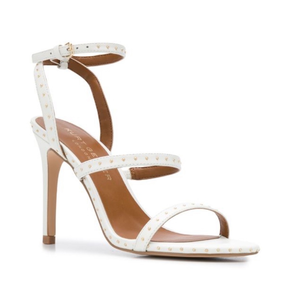 Kurt Geiger Portia white Studded Heels size 36